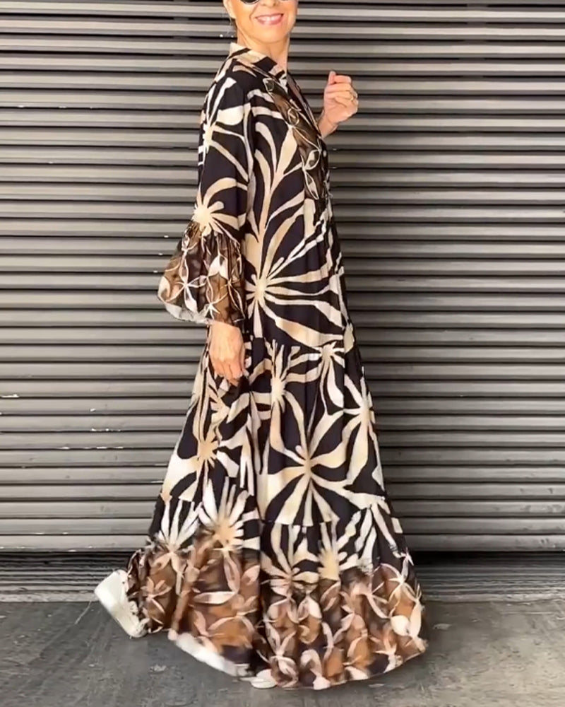 Luftiges Bedrucktes Urlaubskleid