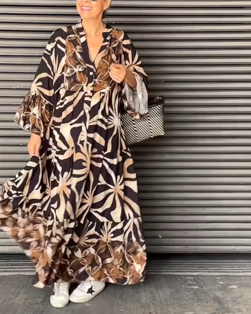 Luftiges Bedrucktes Urlaubskleid