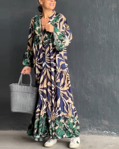 Luftiges Bedrucktes Urlaubskleid