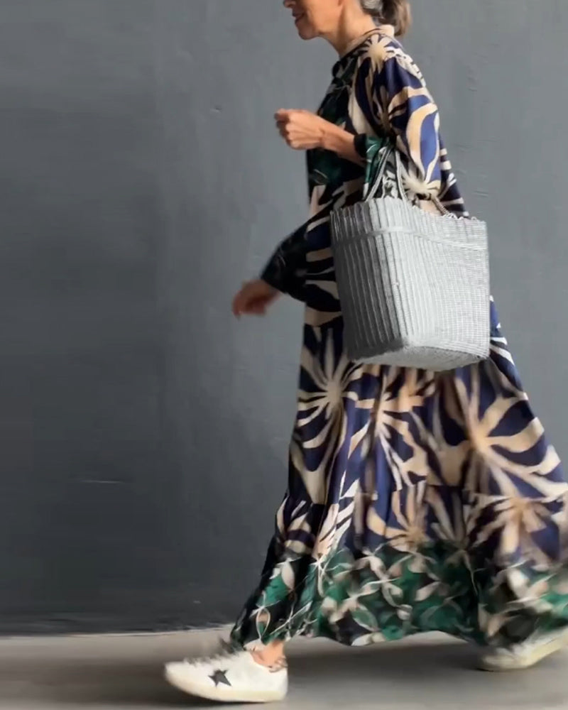 Luftiges Bedrucktes Urlaubskleid