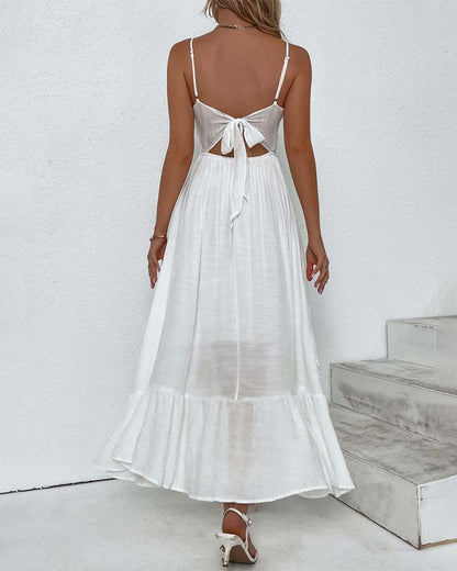 Elegantes Spitzenkleid in einfarbig