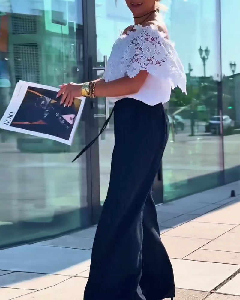 Spitzenmode-Design Bluse