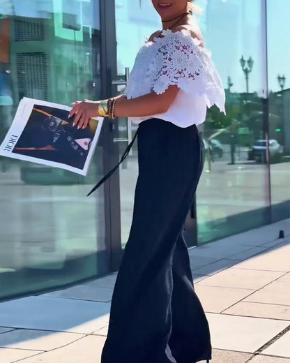 Spitzenmode-Design Bluse