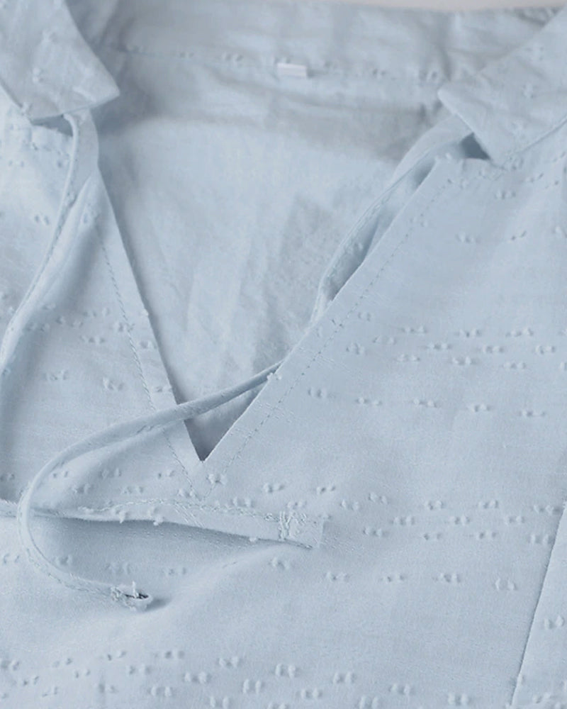 Resort-Taschen Kleid in Uni