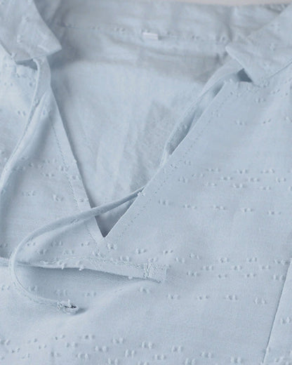 Resort-Taschen Kleid in Uni