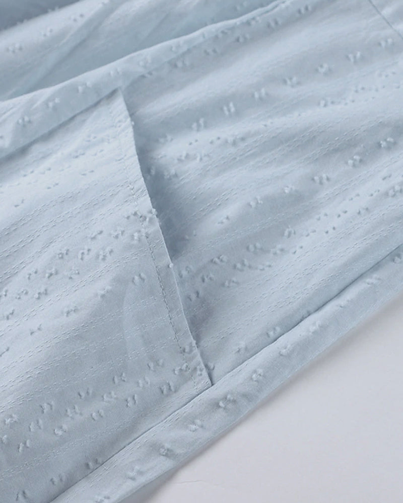 Resort-Taschen Kleid in Uni