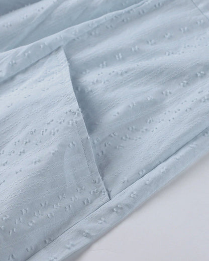 Resort-Taschen Kleid in Uni