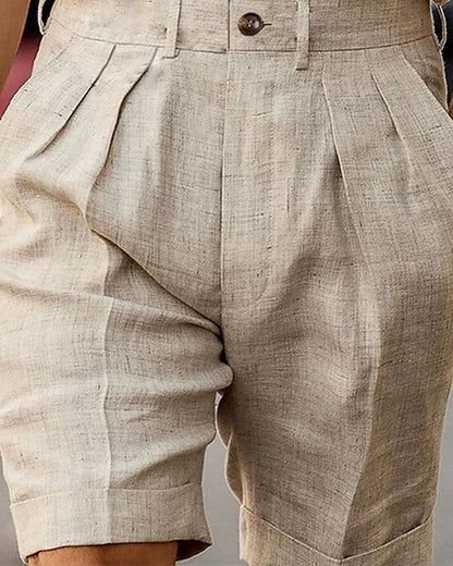 Einfärbige Baggy-Shorts