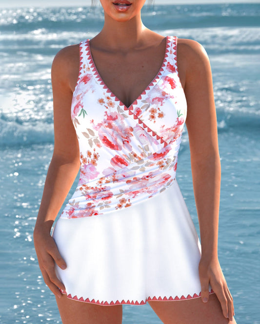 Rockstil rückenfreier Badeanzug