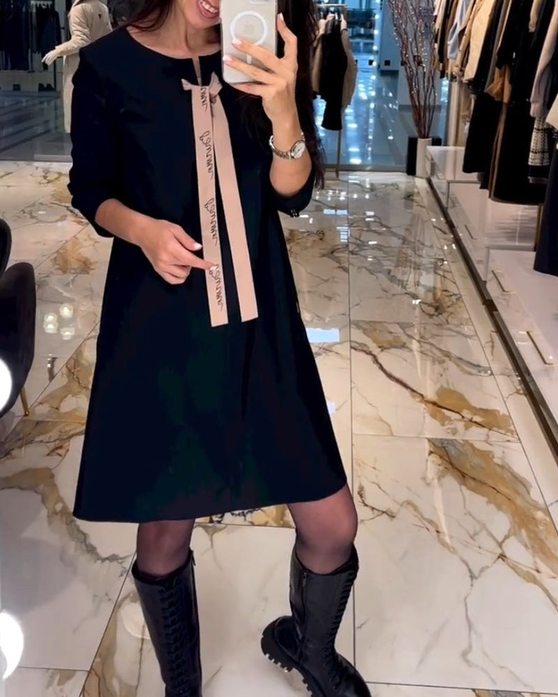 Elegantes knielanges Kleid mit Trägern