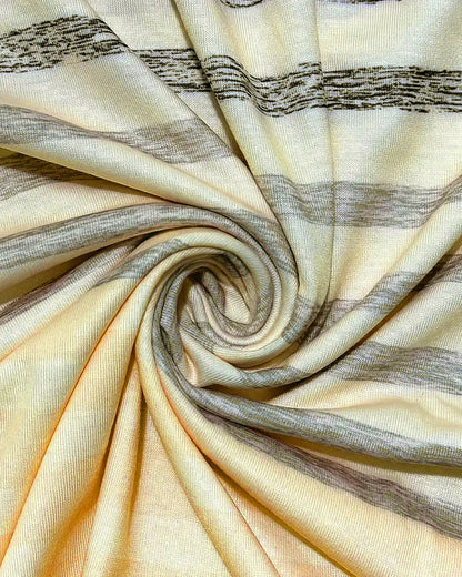 Rundhals Kurzarm Gestreiftes T-Shirt