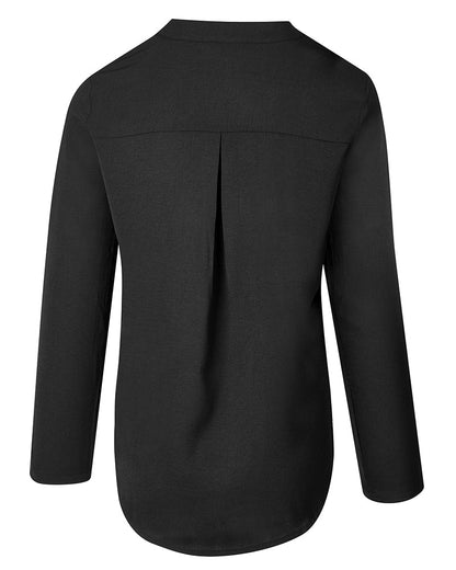 Gestreifter Pailletten-Knopf-Casual-Top