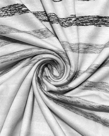 Rundhals Kurzarm Gestreiftes T-Shirt