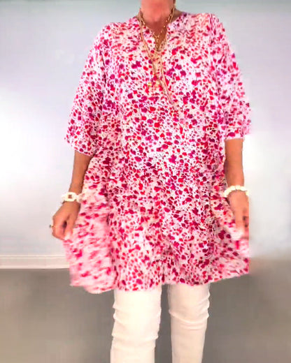 Luftiges Blumenkleid