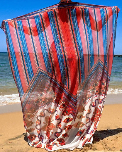 Sexy bedrucktes Badeanzug-Set