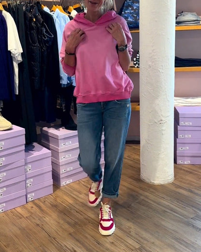 Gradientfarbiger lässiger Hoodie