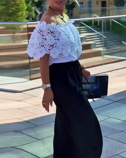 Spitzenmode-Design Bluse