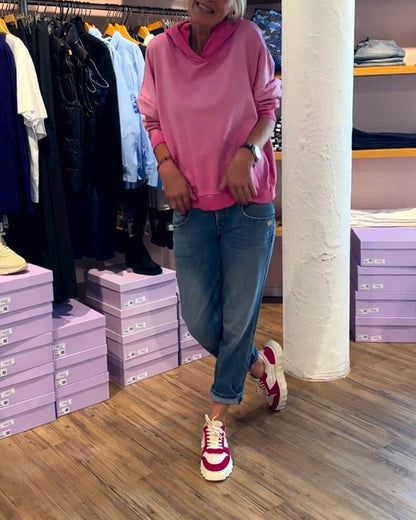 Gradientfarbiger lässiger Hoodie