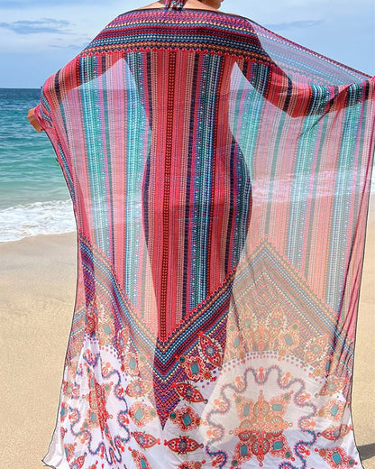 Sexy bedrucktes Badeanzug-Set