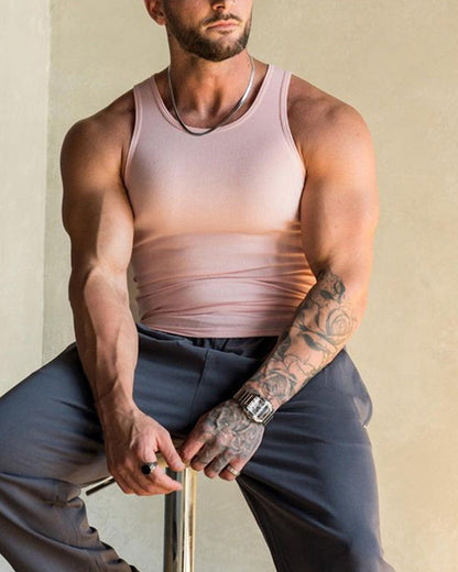 Herren ärmellose Weste in einfarbig