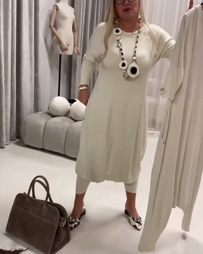 Einfarbiger Langarm-Casual-Overall