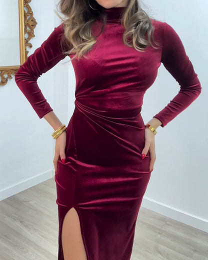 Abstraktes Muster Druck Freizeitkleid