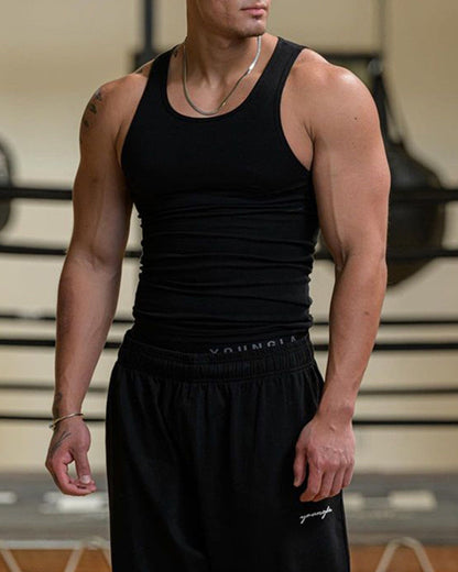 Herren ärmellose Weste in einfarbig