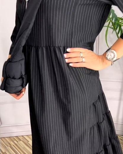 Einfaches Kleid mit Rundhalsausschnitt